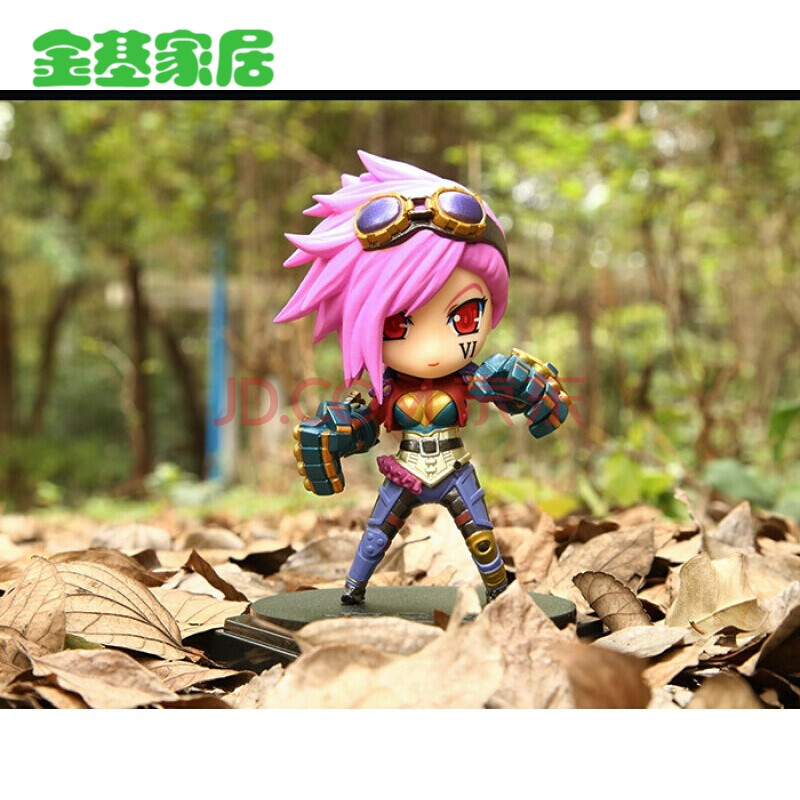 周边光辉女郎拉克丝魔法少女q版模型玩具公仔摆件联盟 皮城官蔚14cm