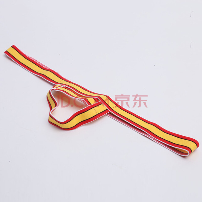 男士吊环套环 提睾带阴囊托性感内裤彩虹 提型套环爆 黄色 l