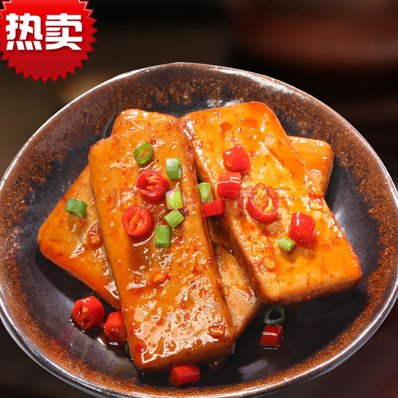 节~ 好巴食 散装鱼豆腐干香干豆腐干1000g/份四川特产多口味好巴适