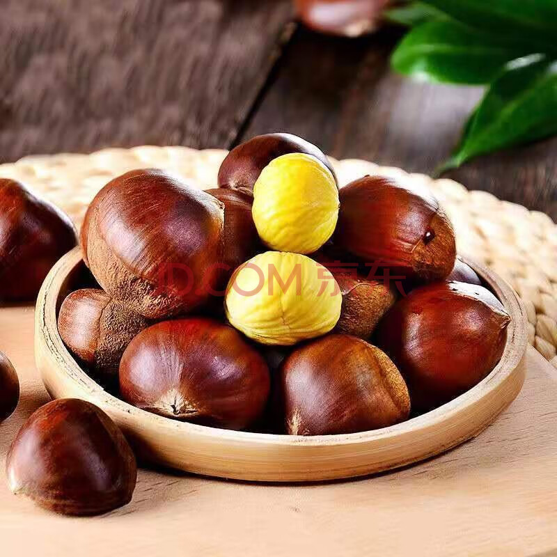 新鲜栗子水果板栗毛栗子板粟批发油栗3斤/5斤-----d 精选大果5斤
