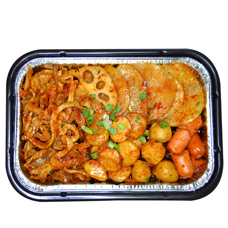 自热烧烤350g懒人网红即食自助火锅方便无烟烧烤零食抖音 素烧烤