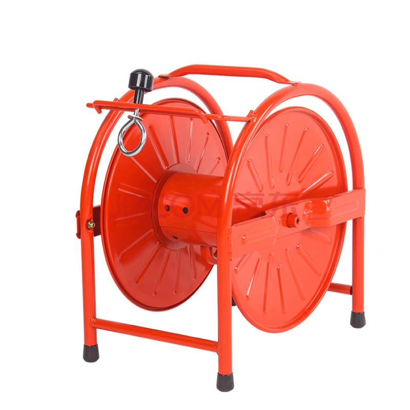 进口金属铁架水管车收纳架卷管架缠绕架器盘水管架家用水枪架