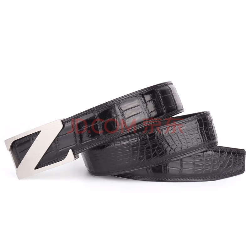 

chuentye (chuentye) 2022 new crocodile leather belt genuine leather men's casual non-splicing chinese valentine's day gift for boyfriend black crocod