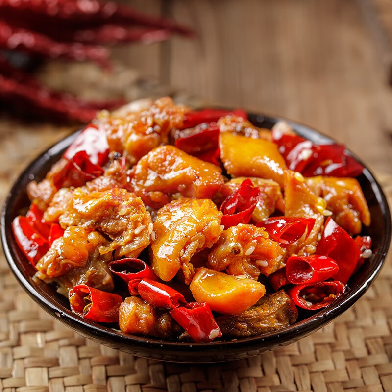 自贡冷吃兔200g麻辣兔肉丁即食兔子肉兔头兔腿四川特产冷吃小零食