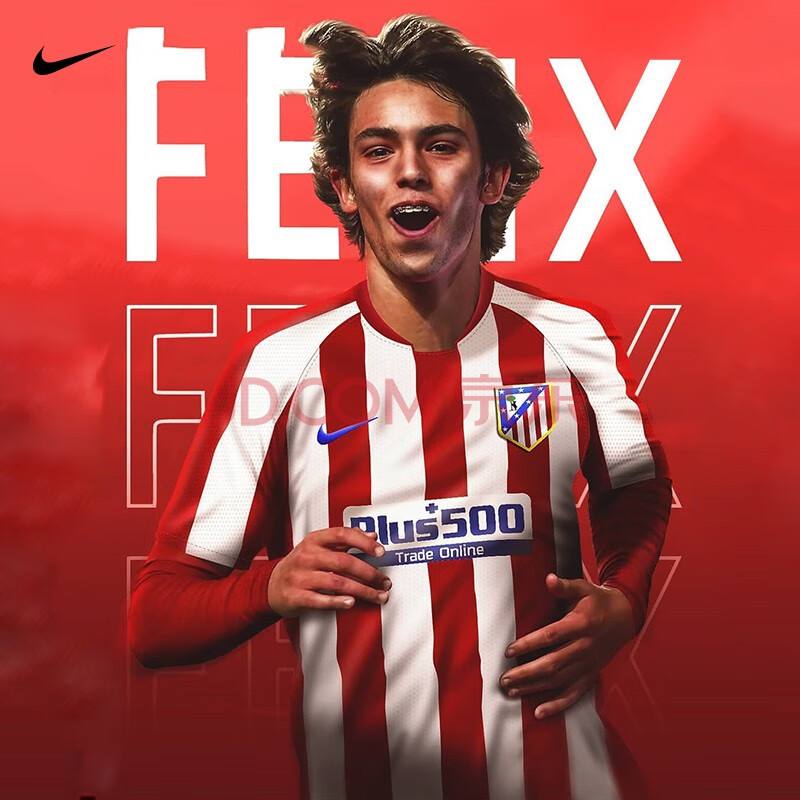 nike耐克马德里竞技19-20赛季马竞主客场球衣7号菲利克斯足球服 aj