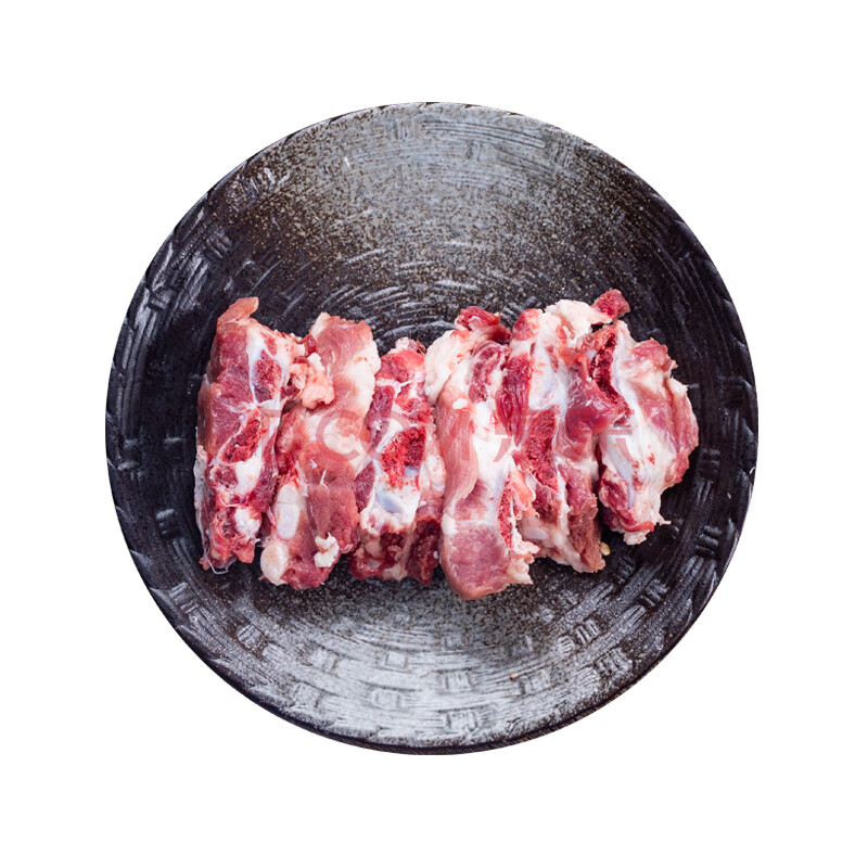 野蛮香 东北长白山脉黑猪脆排 新鲜排骨400g 精修免切带肉猪汤骨 红烧