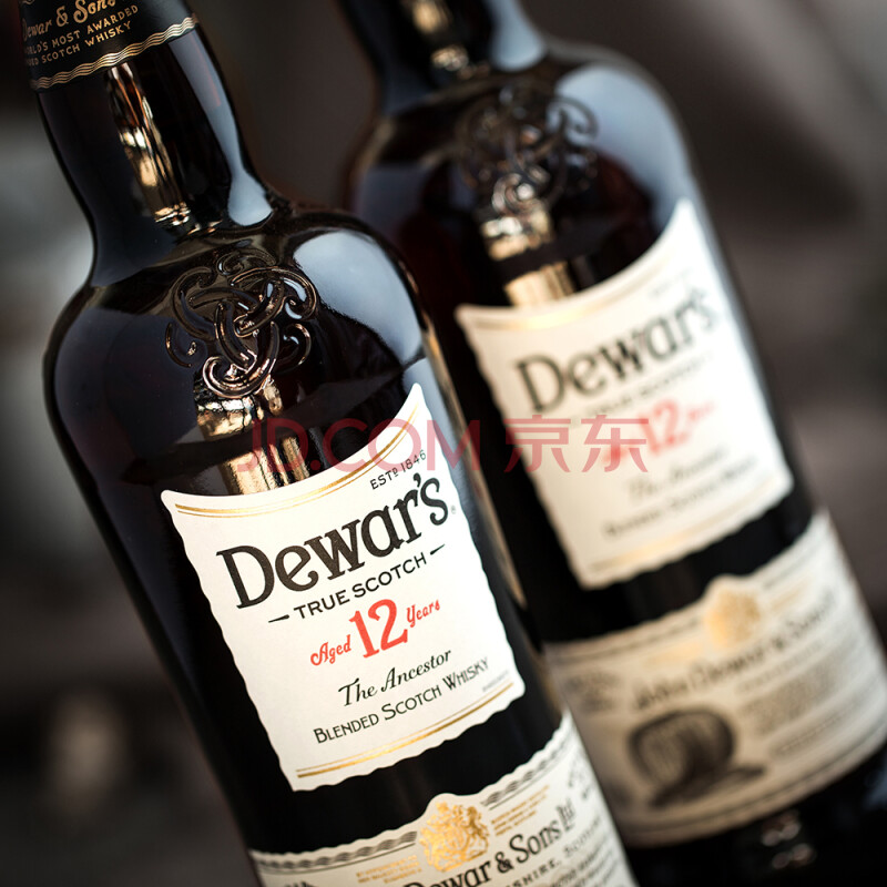 Dewar's 帝王 12年苏格兰调配威士忌 700ml*4件 双重优惠折后￥304.6秒杀（拍4件）