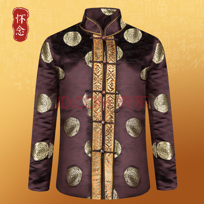 怀念 寿衣男全套 高档纯棉寿衣男士七件套 殡葬寿衣老年人冲喜寿服 铺