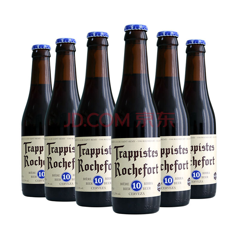 比利时原装进口，Rochefort 罗斯福 10号 修道院精酿啤酒 330ml*6瓶*2件