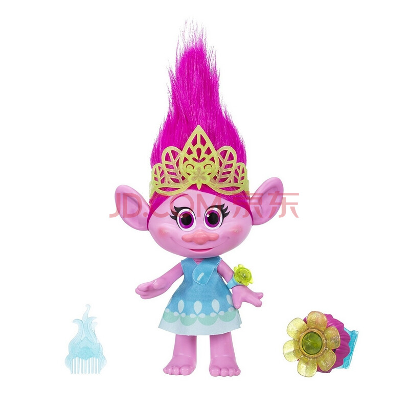 孩之宝(hasbro)女孩玩具 魔发精灵之互动波比 blythe 小布娃娃 魔发