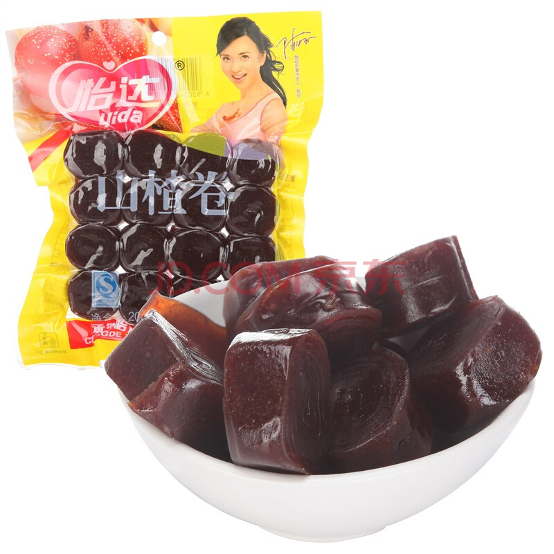 怡达 扁山楂卷 200g