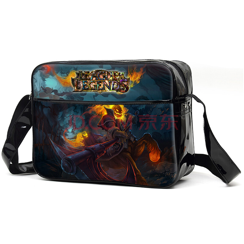 皮肤包瞎子伊泽劫锐雯亚索人马斜挎包单肩包学生书包 无头骑士-赫卡里