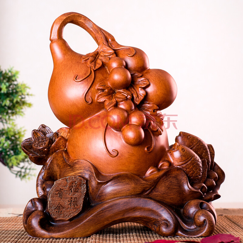 金祥源 五福葫芦貔貅摆件工艺品 金蟾蜍招财摆件客厅酒电视柜玄关装饰