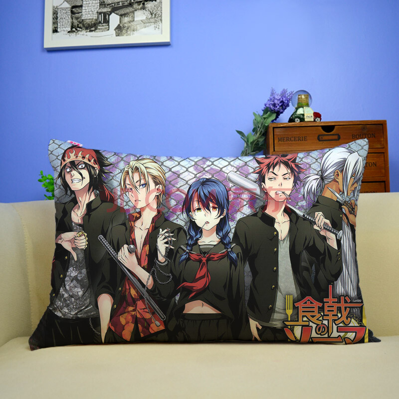 漫天星 汽车靠枕办公室睡觉食戟之灵动漫长抱枕周边日本沙发靠垫可爱