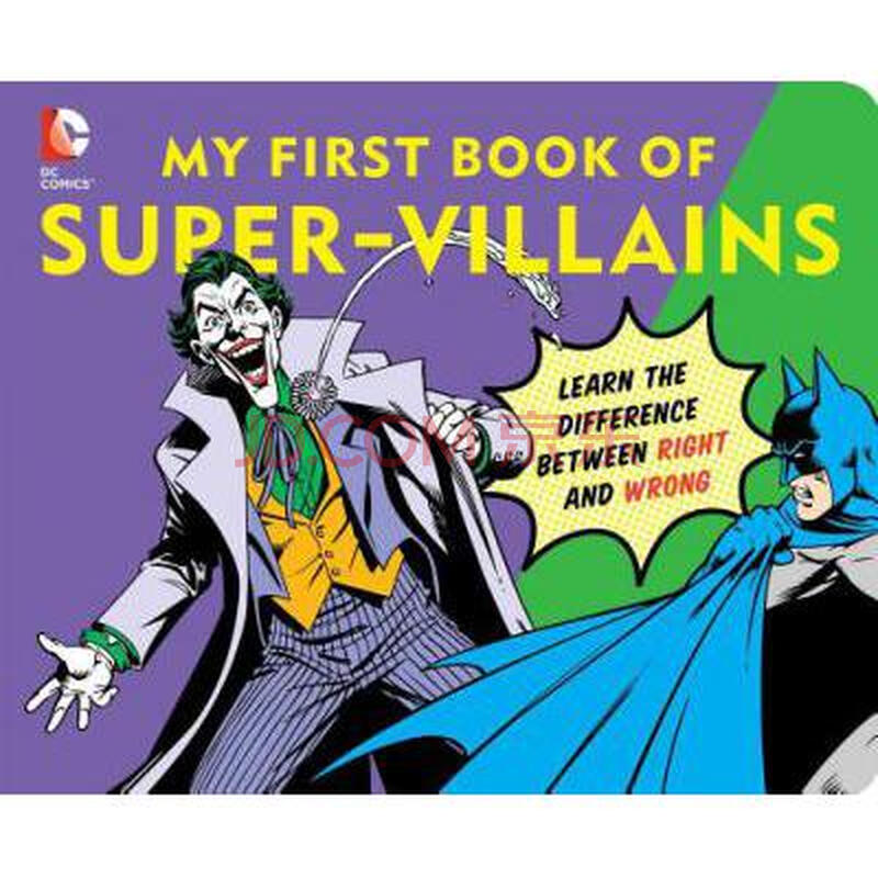 my first book of super villains: learn t.