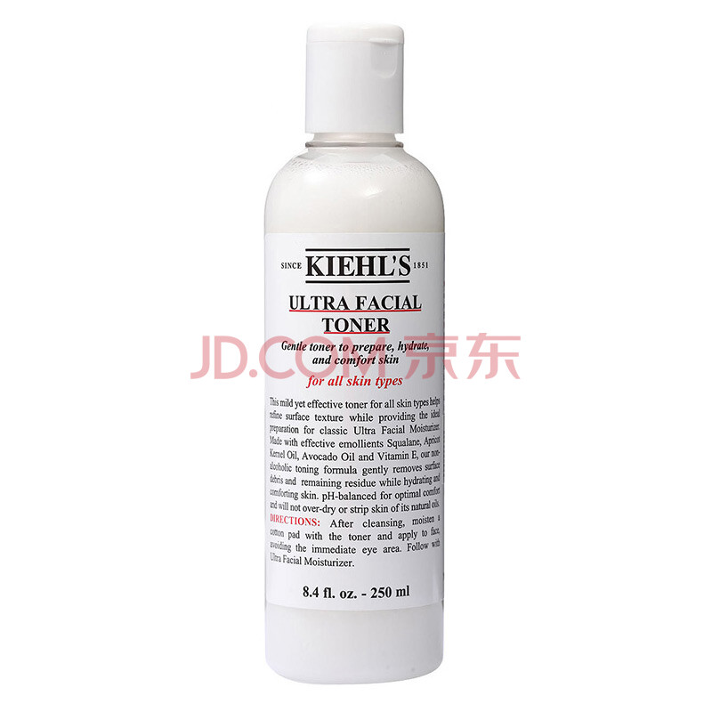 108元包税包邮  Kiehl‘s 科颜氏 高保湿精华爽肤水 250ml