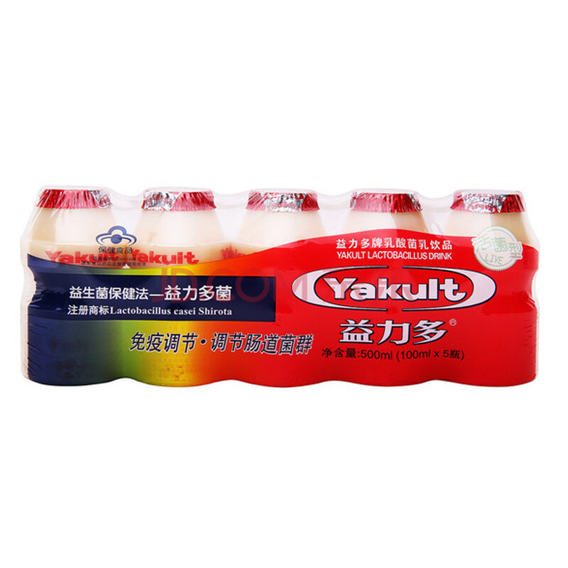 益力多 乳酸菌乳饮品 100ml*5瓶/组