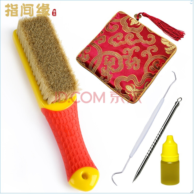 指间缘文玩刷棕毛刷金刚菩提子刷核桃刷橄榄核保养清理包浆野猪鬃毛