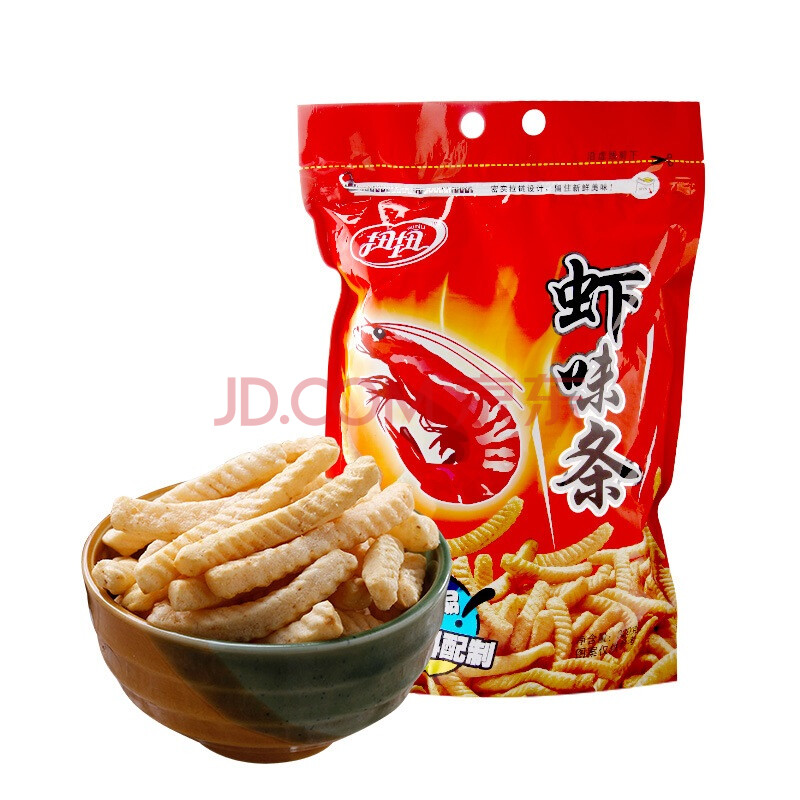 扭扭 虾味条(膨化食品) 280g/袋