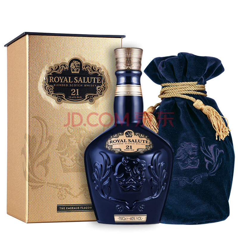 宝树行 皇家礼炮21年700mlroyal salute调和苏格兰威士忌进口洋酒
