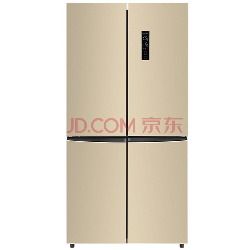 康佳（KONKA） BCD-450WEGX4SP 450升 双变频节能 风冷无霜 十字对开冰箱（金色）