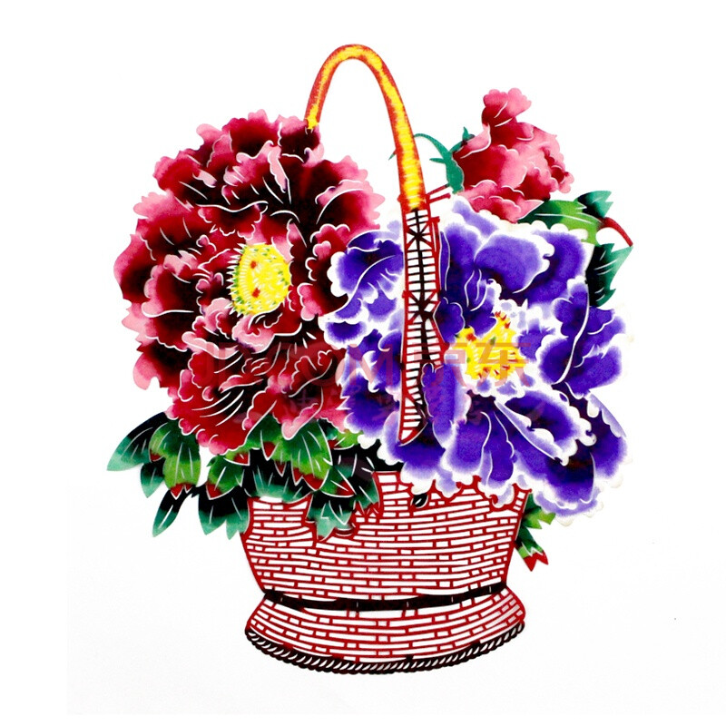 民间彩色手工剪纸窗花 剪纸画 装饰画小礼品 出国外事送老外礼物 20