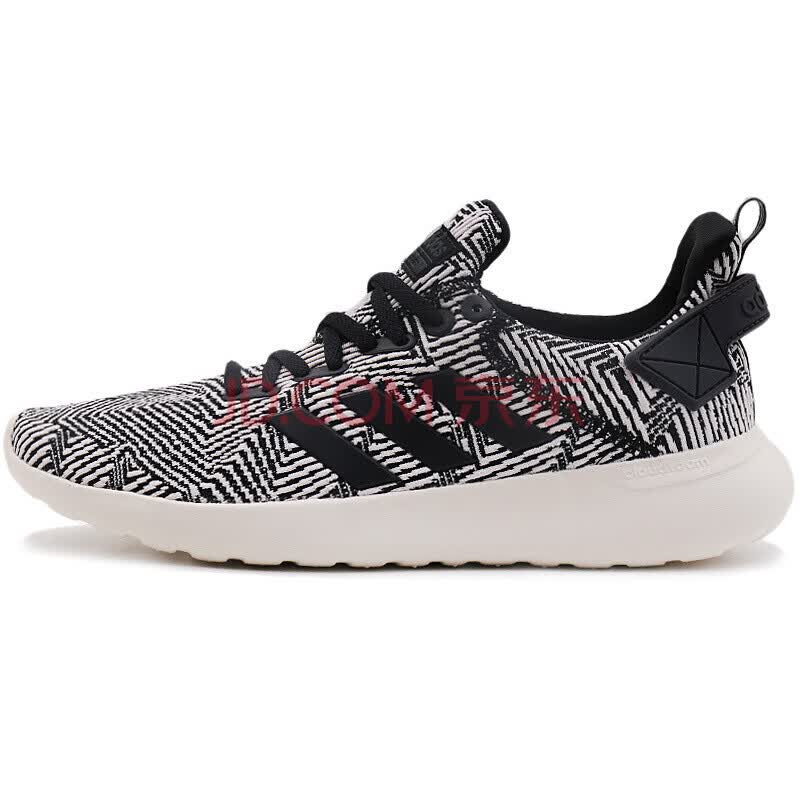 adidas阿迪达斯neo男鞋2018春季新款运动低帮耐磨休闲跑步鞋 斑马纹db