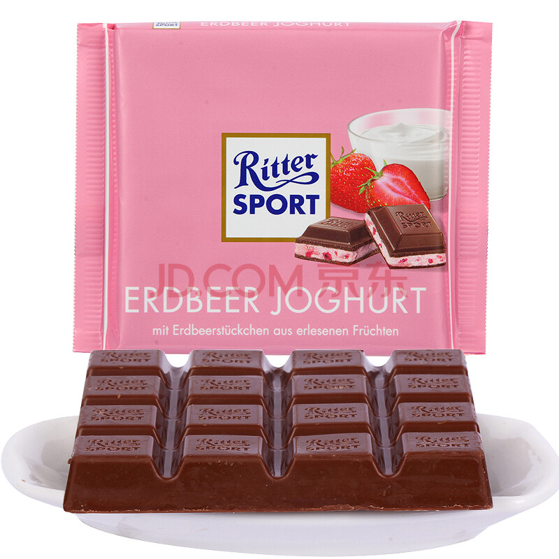 rittersport瑞特斯波德巧克力100g 多种口味随意选择 德国进口食品