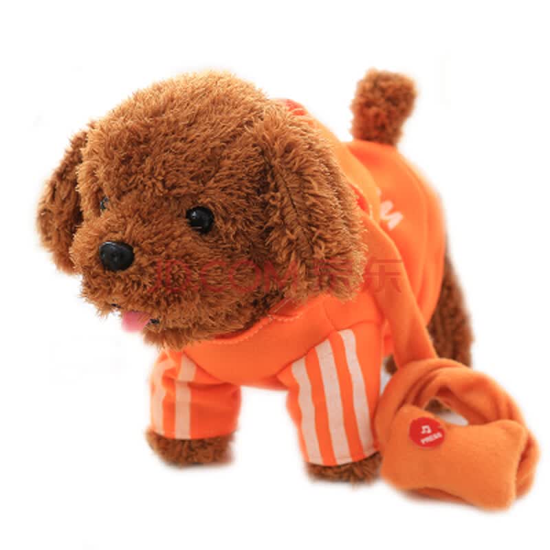 仿真电动小狗usb直充狗毛绒玩具狗音乐狗遥控狗狗会走路电子宠物狗