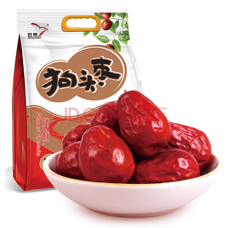 巨鹰 陕西特级狗头枣1000g礼品装 特产果干 蜜饯 大红枣陕北大枣礼品