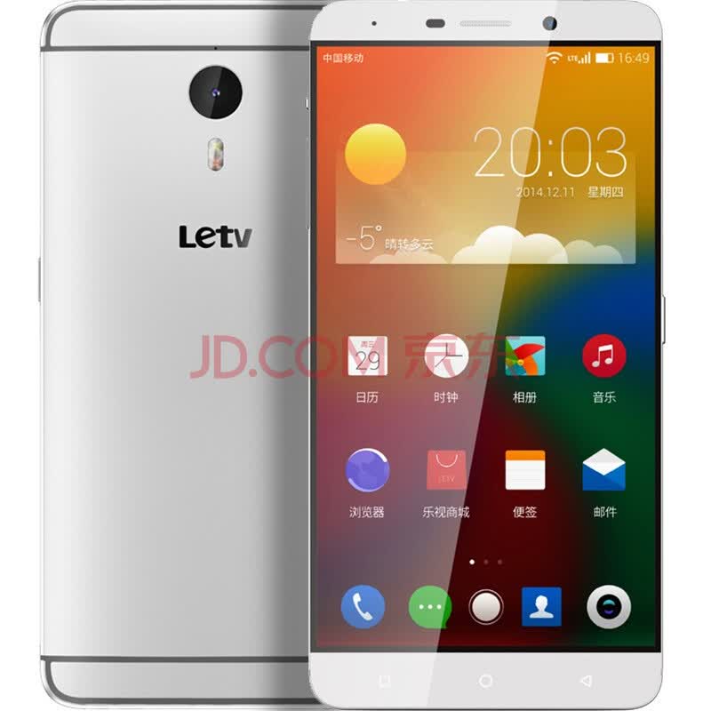 乐视(letv)乐1pro(x800)32gb 银色 移动联通4g手机 双卡双待