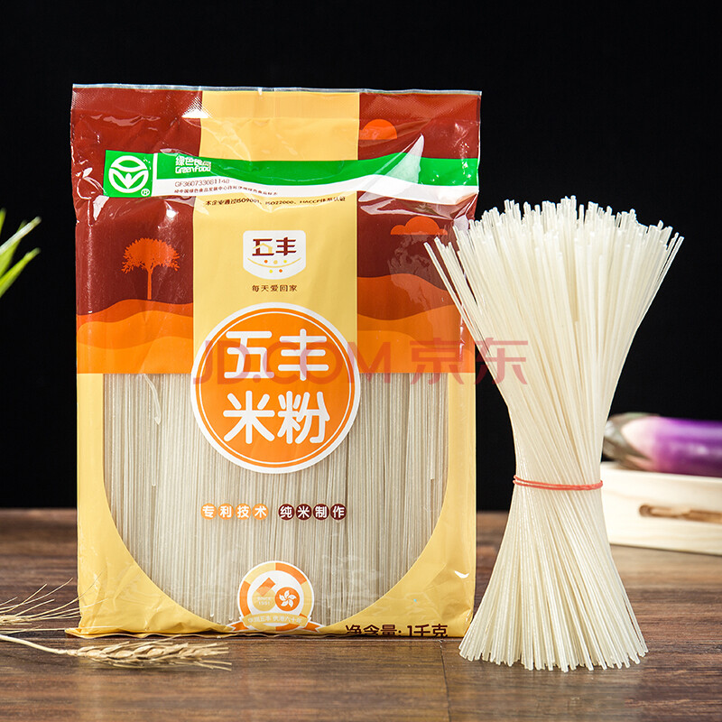 五丰MF1kg五丰米粉 江西米粉 米线 优质大米原料 细滑爽口 1kg装（五丰米