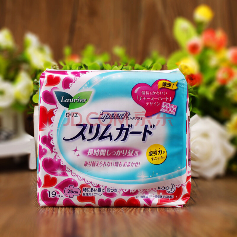 现货日本花王卫生巾乐而雅 超薄织棉25cm 加长日用 19枚入165