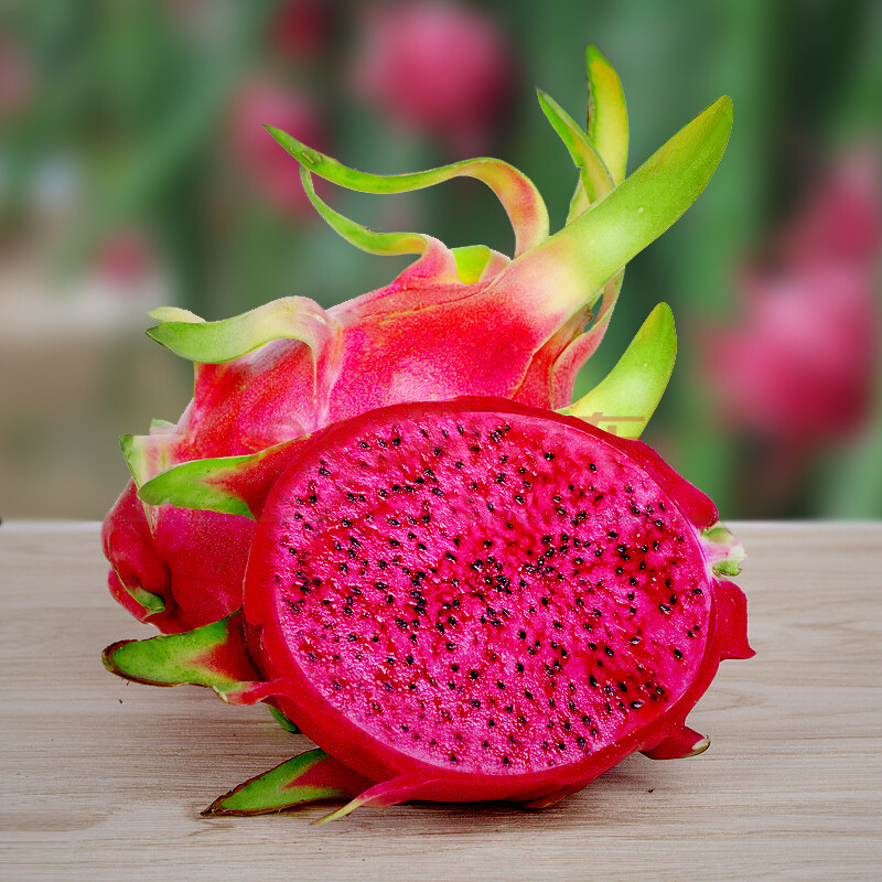 国产红心火龙果 5斤装大果 约5~7个 新鲜水果 5斤标准箱
