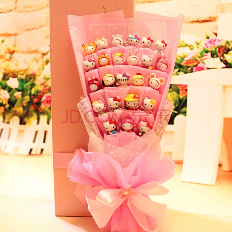 六一儿童节hello kitty公仔生日礼物女生朋友闺蜜kitty凯蒂kt猫 24只
