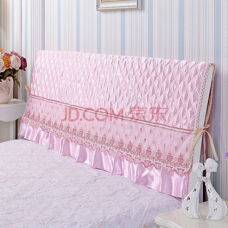 8m床2米软包皮床保护套 粉色〖1.5米