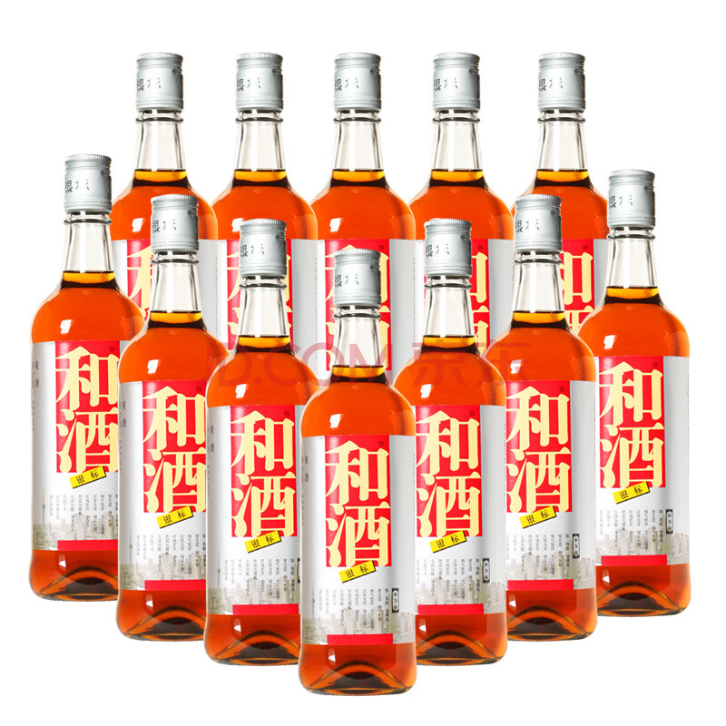 和酒银标上海老酒555ml12瓶特型半干型黄酒13度黄酒整箱物流品牌直营
