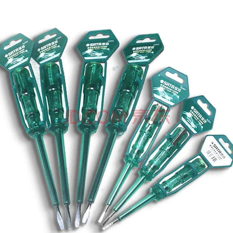 普通型测电笔验电笔氖泡500v/62501/62502 带笔架145mm/62501