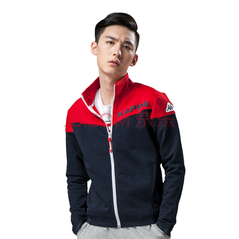 kappa/背靠背春夏季运动服男运动卫衣套头衫k0512wk15 樱桃红-585 l