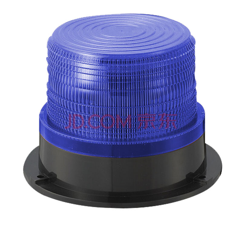 校车警示灯工程灯爆闪汽车警灯led灯12v/24v频闪灯故障灯 加磁铁蓝色