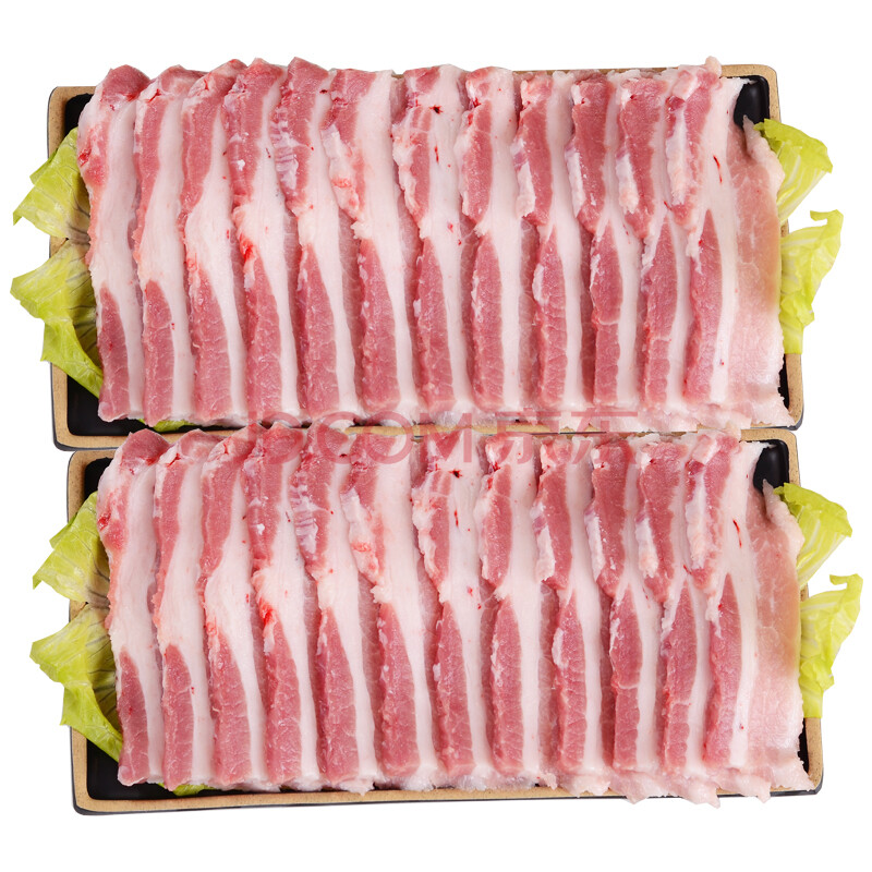 六乃香 去皮五花肉片 500g/袋 整肉原切 肉嫩多汁 礼盒礼品 鲜嫩醇香