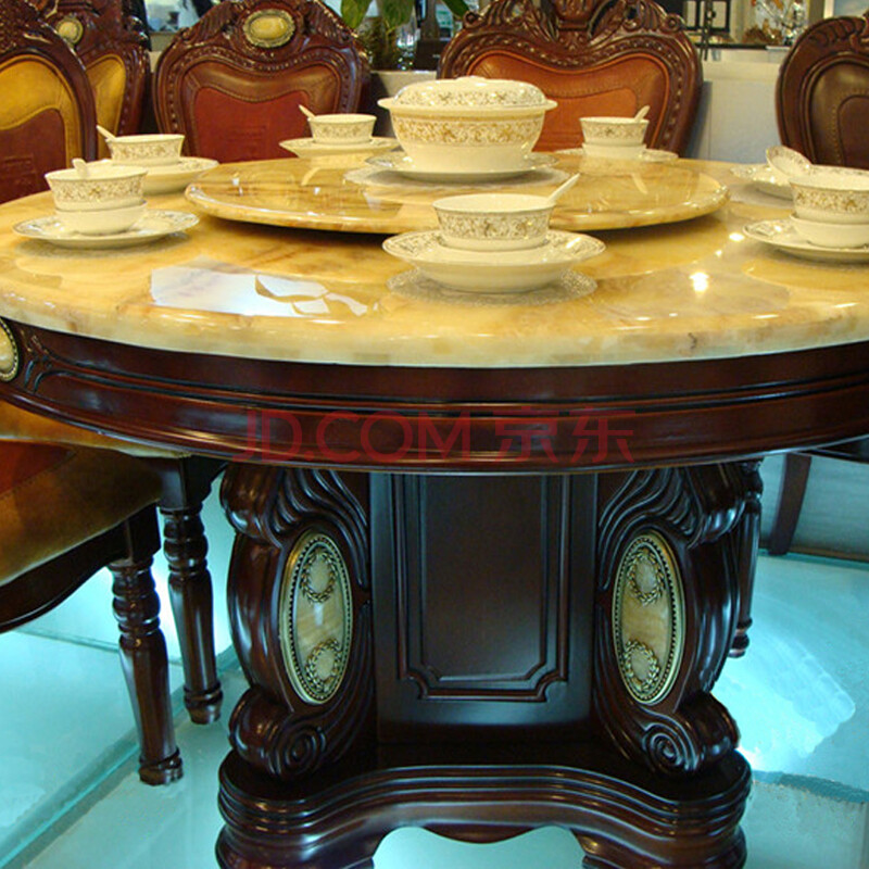 2米进口红龙玉餐桌