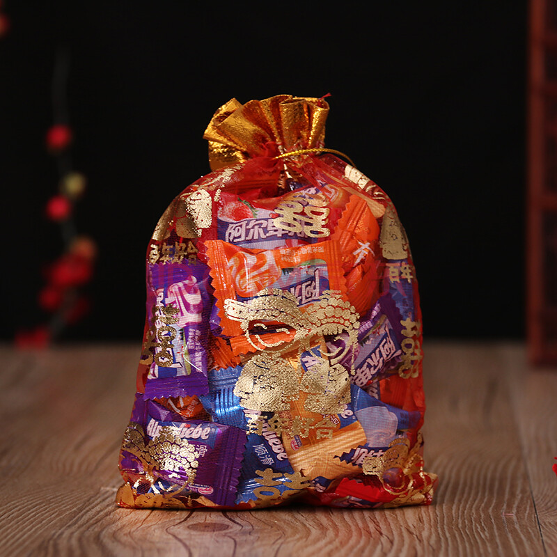 喜当当结婚用品婚庆糖袋创意喜糖袋子喜糖袋糖果喜糖盒纱袋喜蛋袋喜糖