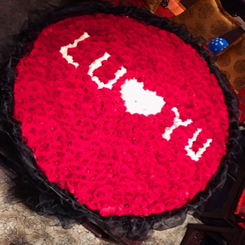 上海999朵红玫瑰花生日南京苏州镇江合肥520同城送花199支99求婚武汉