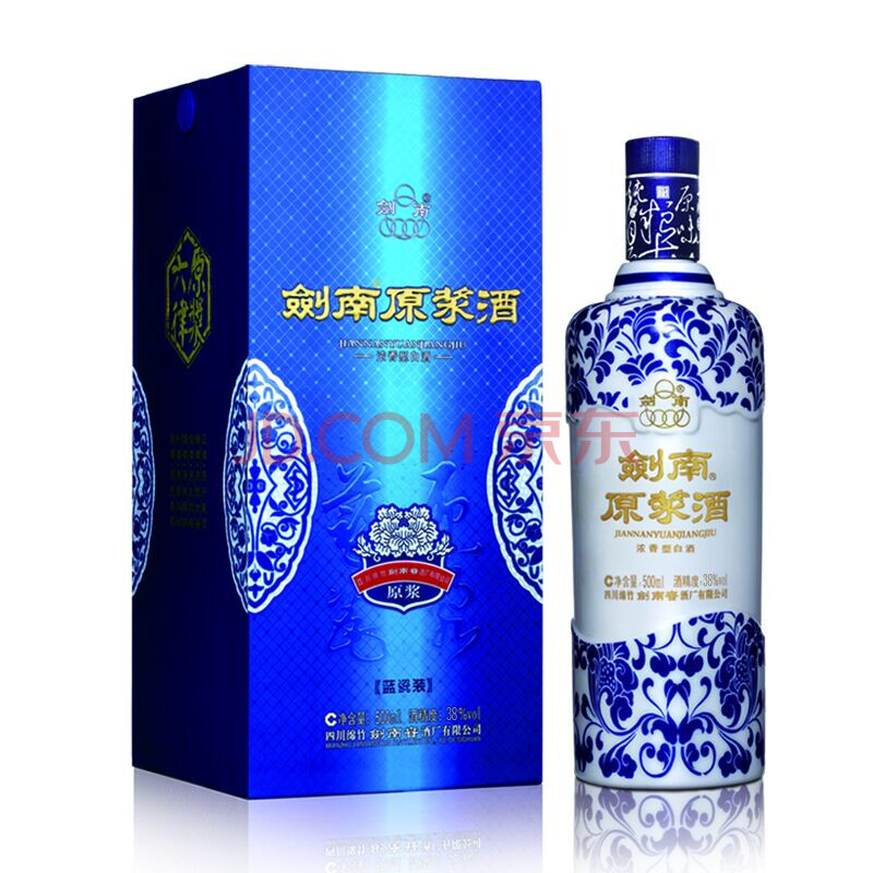 剑南春 剑南原浆蓝瓷 38度 500ml