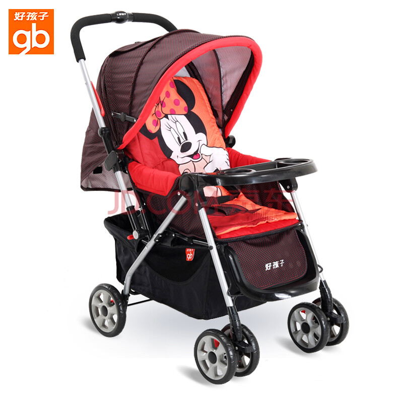 goodbaby 好孩子 双向全篷可平躺多功能婴儿推车 京东优惠券折后￥379 两色可选 送坐垫+蚊帐