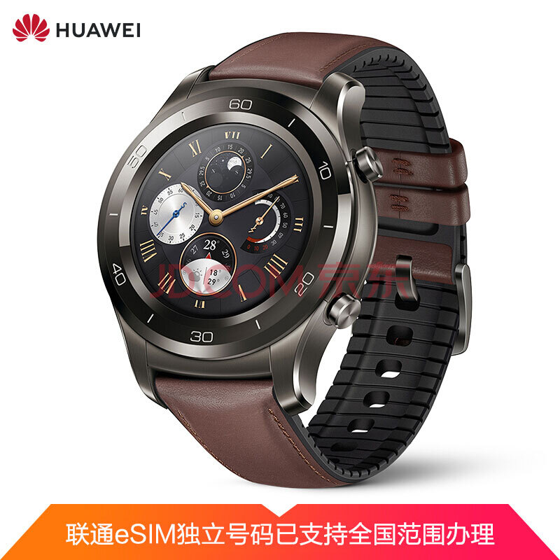 华为手表 智能运动手表 电话手表 watch 2 pro 钛银灰 独立通话(esim
