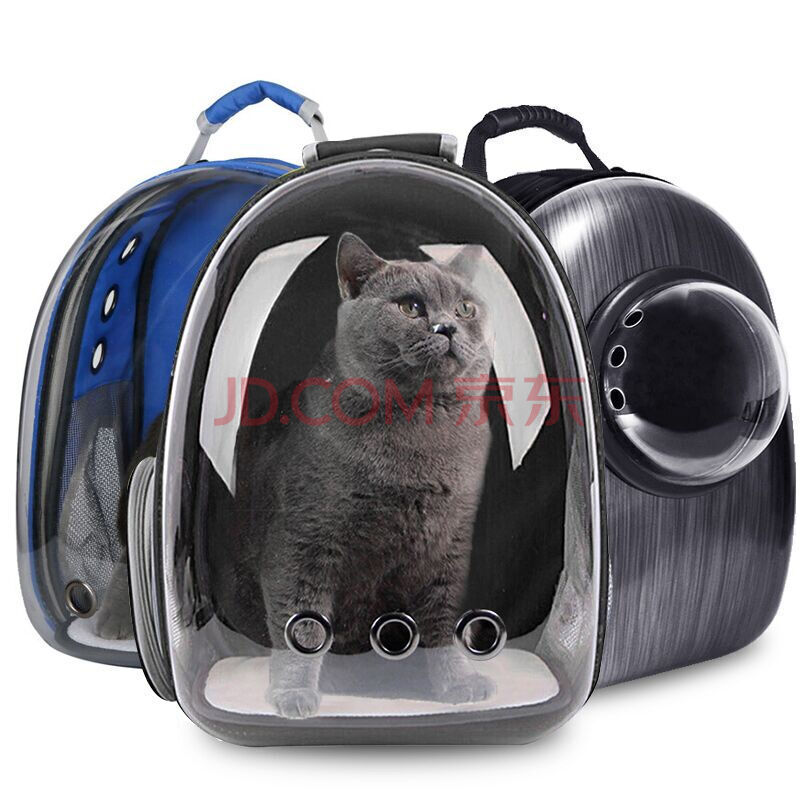 77元包邮  威仕特 宠物便携外出背包 透明包