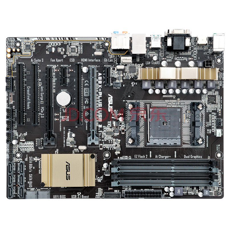 华硕(asus)a88x-plus/usb 3.1 主板 (amd a88/fm2 )