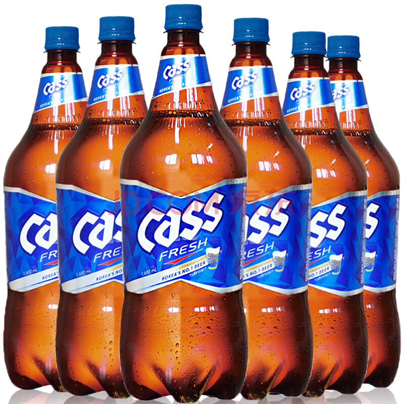 韩国进口啤酒 凯狮(cass)原味鲜啤1.6lx6桶整箱装更实惠